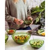 Duralex Gigogne Glass Stackable Mixing Bowls/Prep Bowls Set of 6,