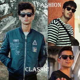 MAIVARDAY Sunglasses, Men's, Sports Sunglasses, Polarized for Driving, Wellington Type, Super Elasticity, TR90 Material, Ultra Lightweight, UV400, UV Protection, Fashion, Fishing, Climbing, Running,