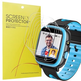 Blueshaweu Screen Protector Compatible with TotsyFun 4G Smartwatch Children T5PRO, HD Clear Flexible TPU Screen Protector [Pack of 6] Compatible with TotsyFun T5 Pro Smartwatch (Transparent)