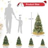 BSHSPX Gold Christmas Tree Skirt 21 Inches Mini Xmas Tree