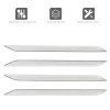 TESIN 4X Chrome Inner Door Decoration Trim Strips For Dodge