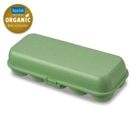 EGGS TO GO Egg Box Natural Leaf Green