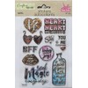 Crafter's Square Puffy Love Stickers (Pack of 10)