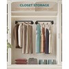 OROPY Industrial Pipe Clothes Rack 21.2” Set of 2, Heavy