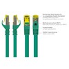 Good Connections Alcasa 8070R-100G 10m Cat7 S/FTP (S-STP) Green networking