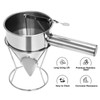 Stainless Steel Pancake Batter Dispenser, Funnel Dispenser with Stand, Kitchen