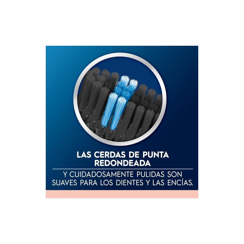 Oral Cepillo Dientes Indicator Black Cerdas Suaves Inteligentes Carbón Unidades