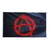 Flaggenfritze® Anarchy Anarchy Balcony Flag Red 90 x 150 cm