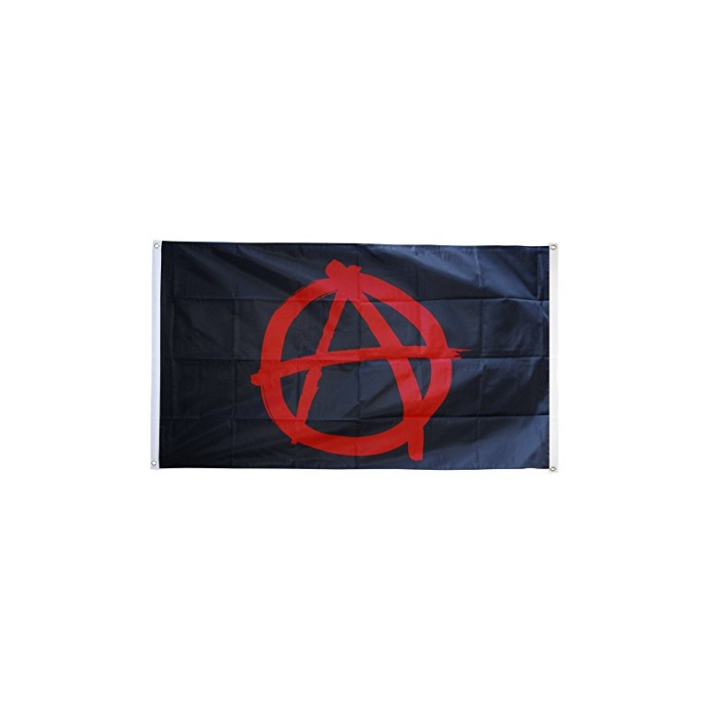 Flaggenfritze® Anarchy Anarchy Balcony Flag Red 90 x 150 cm