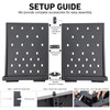 Pushglossy 1 Pcs 54 Pegs Lab Drying Racks Double Sided
