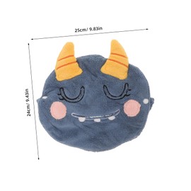 VICASKY Facial Steamer Towel Mask Cartoon Design Strap for Hot Compress Facial Care Moisturizing Mask Towel for Skincare