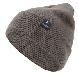 AnJuHoPa Men's Knitted Hats Women's Wool Hats Winter Beanie Soft Warm Stretchy Winter Hat Unisex One Size Fits All, brown