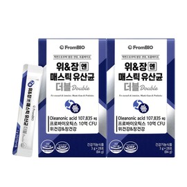 FromBio We & JangN Mastic Lactic Acid Bacteria Double, 84g, 2 pieces / 프롬바이오 위 & 장엔 매스틱 유산균 더블, 84g, 2개