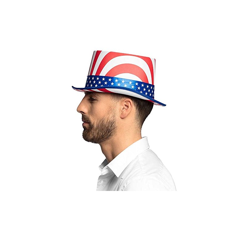 Boland 44963 USA Deluxe Hat Blue/White/Red, one size