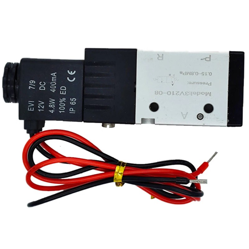 WIC Valve 1/4" 3 Way 2 Position Directional Control Electric