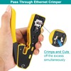 Brileine RJ45 Crimp Tool Pass Through RJ45 Crimper All-in-one Ethernet