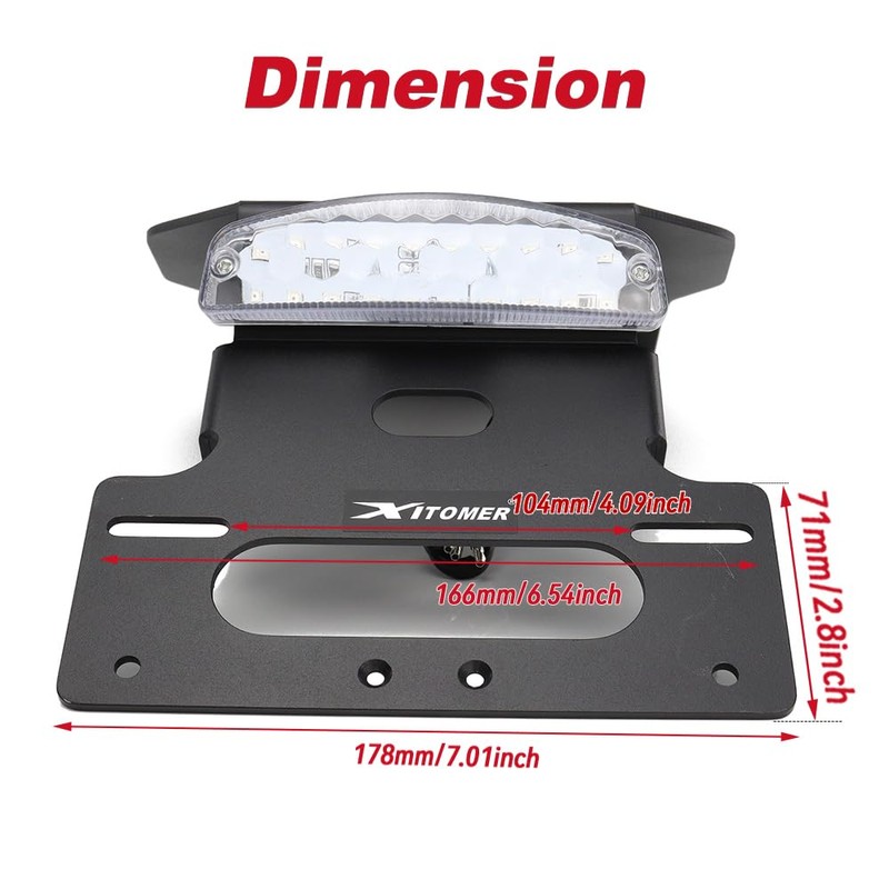Xitomer Fender Eliminator Tail Tidy Compatible with SCL500 2023-2024 Motorcycle