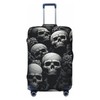 DJYQBFA Skull Luggage Cover Washable Elastic Suitcase Cover Anti-Scratch Skeleton