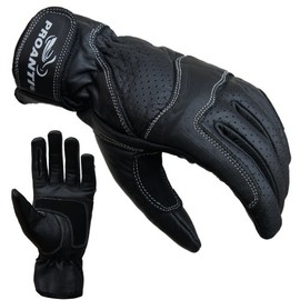 PROANTI Women's Leather Motorcycle Gloves Size XL