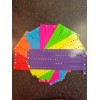 Plastic Wristbands 35 3/4" NEON BRIGHT ASSORTED PLASTIC/ VINYL WRISTBANDS,