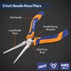 6 Inches Mini Needle Nose Pliers, Straight Long Nose Pliers