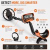 Metal Detector for Outdoor Treasure Hunting – 10-Inch Waterproof Coil