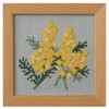 LECIEN (ルシアン) 刺しゅうキット 小さな花のフレーム クロスステッチ ミモザ 853