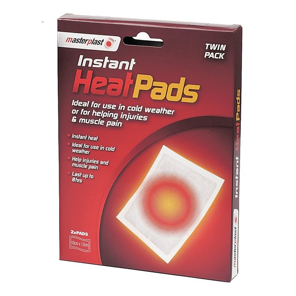 Masterplast® Instant Heat Pads, Pack of 2, Heat Lasts Up