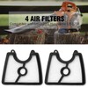 4pcs 545112101 Air Filter Replacement for Husqvarna Craftsman 125B 125BV