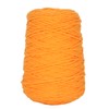 Tufting Yarn Orange 437yd Long 0.2in Wide Shrink Resistant Cotton