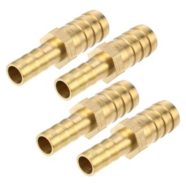 QUARKZMAN 4 pieces 14 mm - 10 mm straight shaped barb brass hose connector