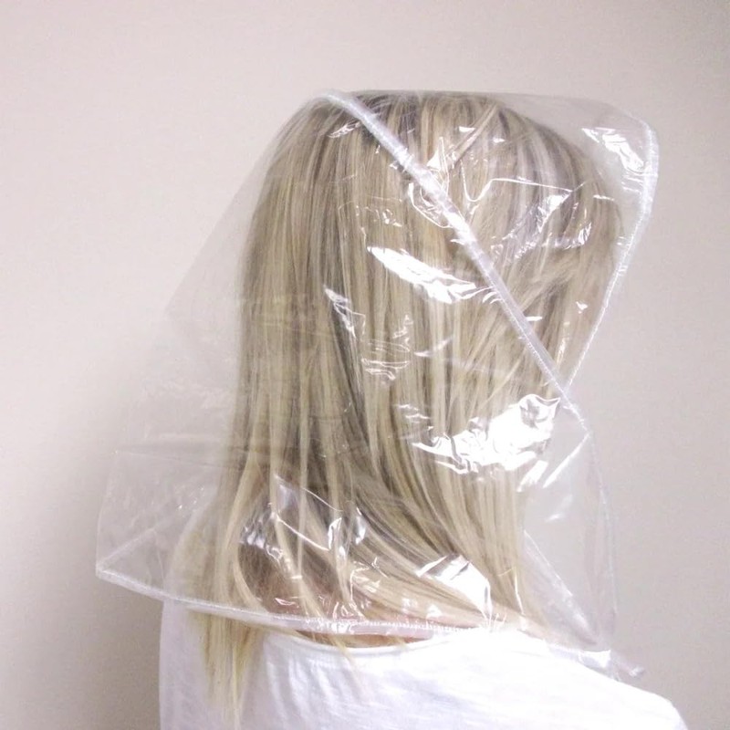 eMKay® Pack of 3 Clear Plastic Rain Hood with Visor