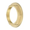 sourcing map G3/4 Pipe Fitting Hex Flange Lock Nut Locknut