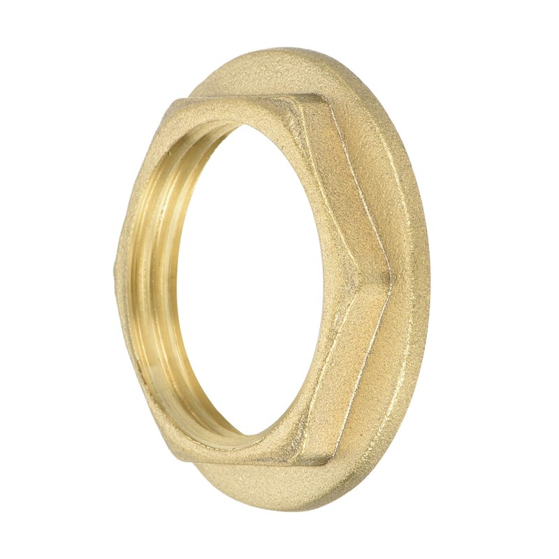 sourcing map G3/4 Pipe Fitting Hex Flange Lock Nut Locknut