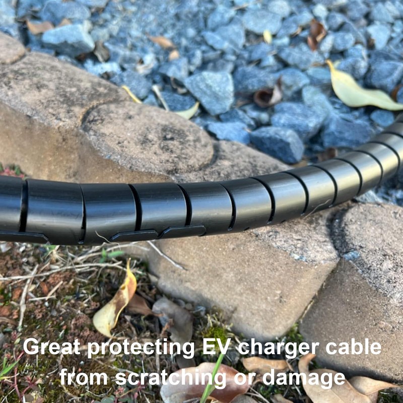 EV Charger Cable Protector, 32.8 FT Electric Car Charger Cable