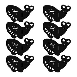 Pet Hair Remover for Laundry, 8 Pack Reusable Laundry Hair Catcher Dryer Balls for Pet Hair Dryer Sheets Pet Hair Remover for Washing Machine and Clothes, Pet Dog Hair Lint Catcher (Black)