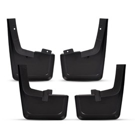 PIT66 Front Rear Splash Mud Guard Mudguard Mudflaps Heavy Duty Molded Mud Flaps Compatible with Ford F150 2015 2016 2017 2018 (for Trucks with Fender Flares) 4Pc Set Black