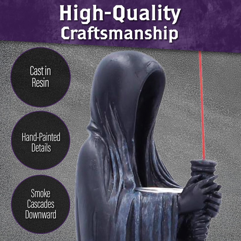 Nemesis Now Keeper of Smoke Gothic Incense Burner 17cm