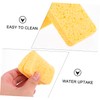 KOMBIUDA 4pcs Wood Pulp Dishwashing Sponge Heavy Duty Cellulose Scrub