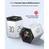 PIHEN Ticktime Pomodoro Productivity Timer Cube, Hexagon Flip Clock, Pause