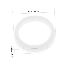 SEWACC 2 Sets Grinding Wheel Reducing Bushings Adapter Kit for Bench Grinders Plastic Hole Size Adjustment Rings for Grinding Wheels Compatible Bench Grinder Models