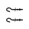 Wealrit 10 Set Round Hook Eyelet Bolt M6 Long Shank