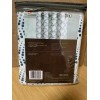 allen + roth 84'' White Navy Cotton Light Filtering Grommet