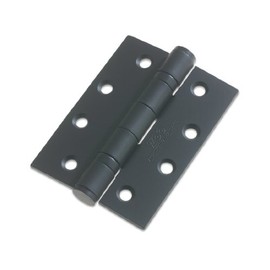 ZOO Hardware ZHS43PCB Powder Coated Black Ball Bearing Butt Hinge 102x76x3mm from The Door Handle Store