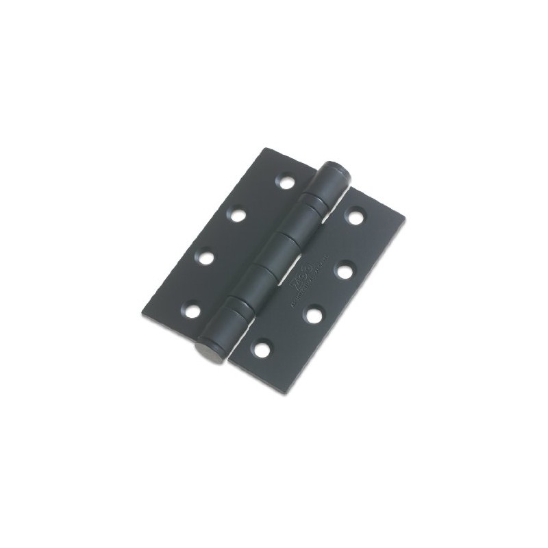 ZOO Hardware ZHS43PCB Powder Coated Black Ball Bearing Butt Hinge