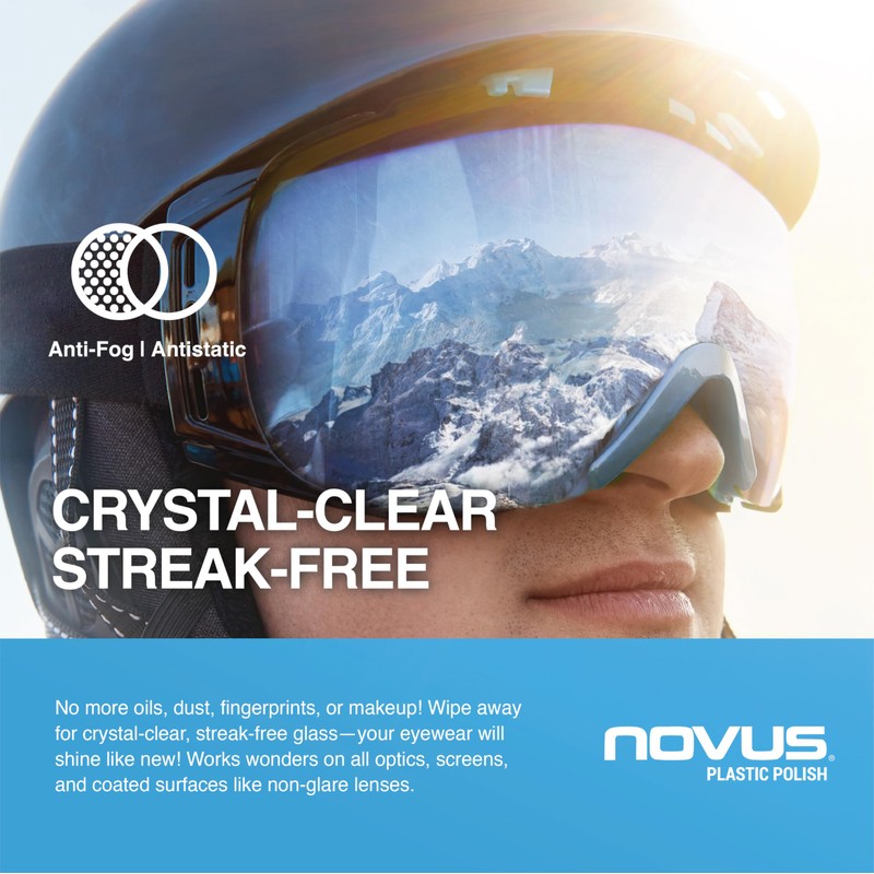 Novus Plastic Polish | Lens Cleaner | Apply on Glasses,