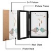 ORIVAN 5x7 Triple Picture Frame Hinged 3 Photos Folding Photo