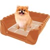 Lutema Indoor/Outdoor Training Dog Potty Tray for Small and Medium