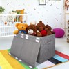 popoly Large Toy Box Chest with Lid, Collapsible Sturdy Toy