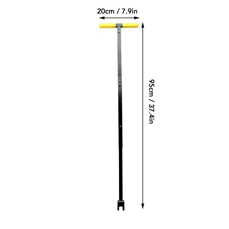 Water Meter Wrench Foldable T Handle Steel Multifunctional Water Shut